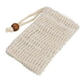 thumbnail image 1 of Peggybuy 1pc Hemp Soap Bag Saver Pouch Foaming Mesh Rope Exfoliating Bath Clean Tool, 1 of 9