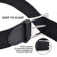 thumbnail image 2 of Stretch Braided Woven Belts without Holes, Elastic Casual Belts for Men and Women by Umo Lorenzo, 2 of 5