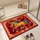 thumbnail image 5 of Alfombra de Piso de Baño Alfombra Absorbente 60x40cm / 23.6x15.7In Multicolor de Rebaño para Navidad Alfombra de Baño, 5 of 6