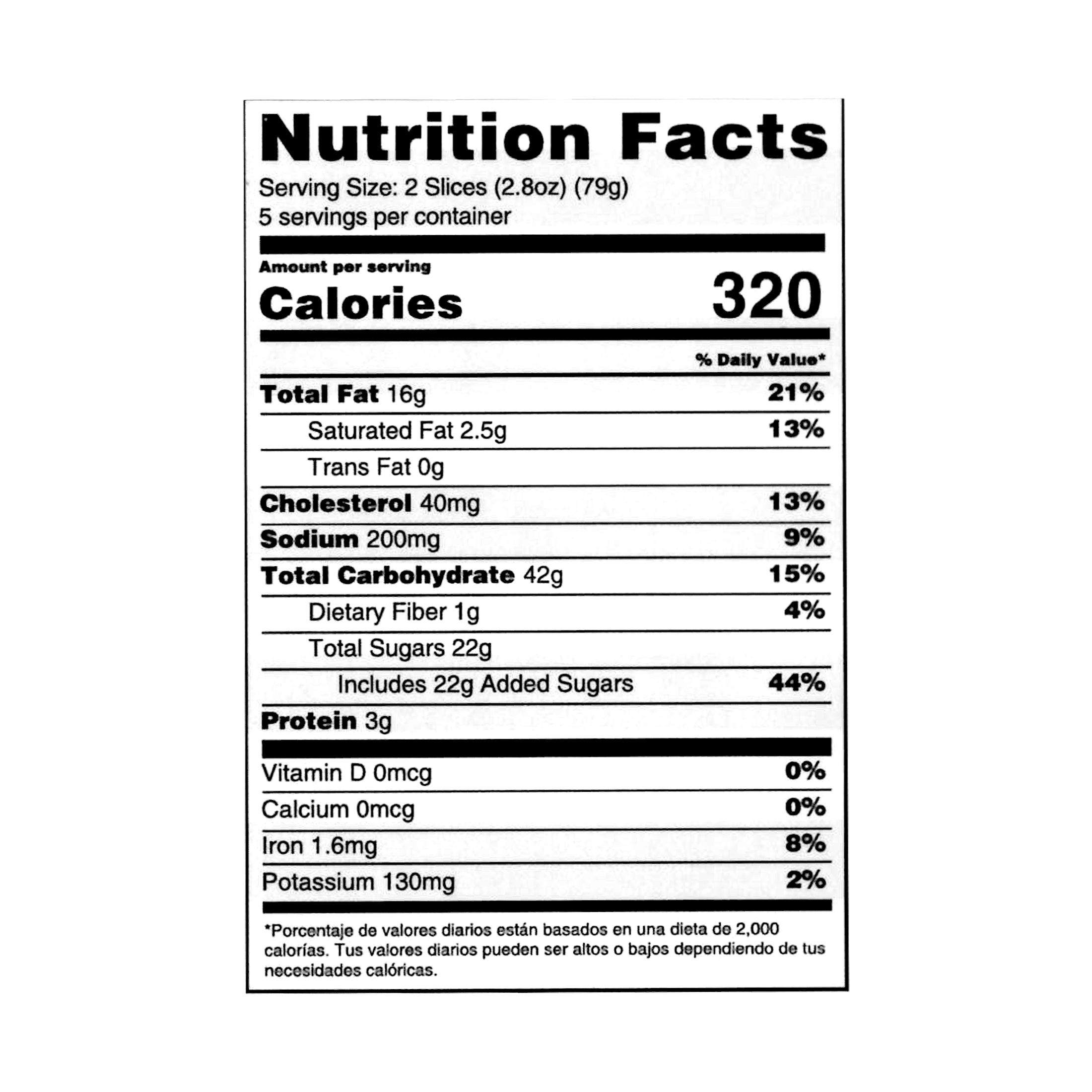 Neo Taino, Vanilla Crème, Sliced Cake, 14 oz (397g), Regular Size, 10 Count, Plastic Tray, New