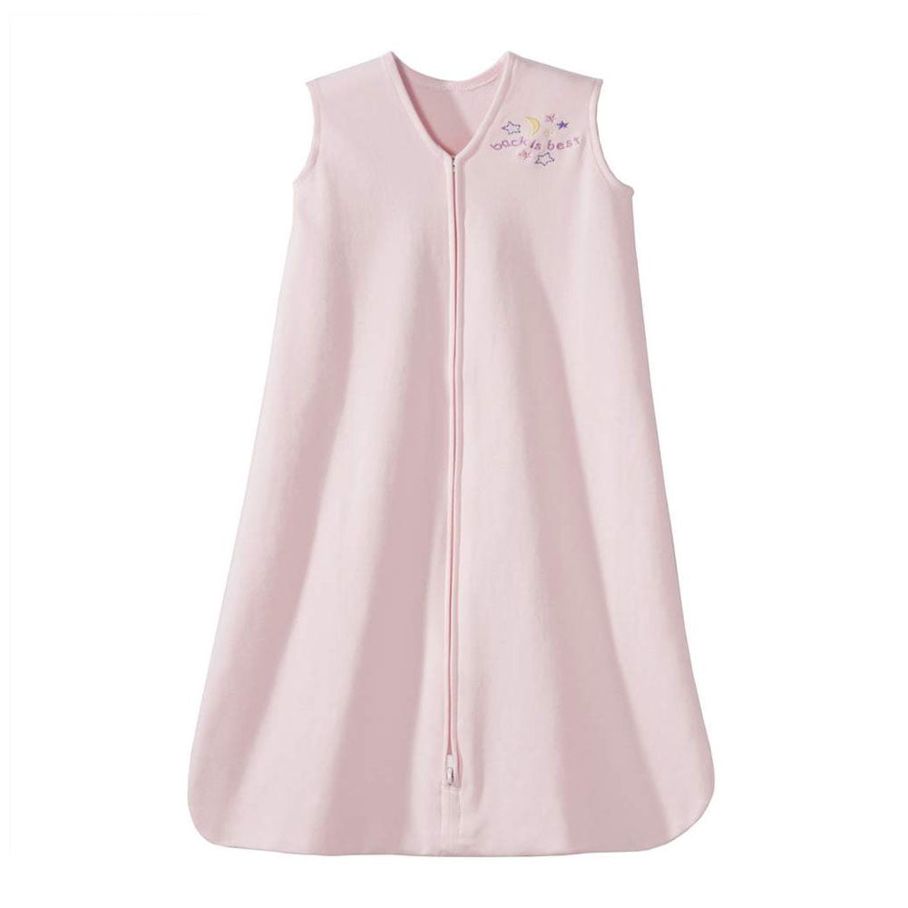 HALO SleepSack Micro-Fleece Wearable Blanket Soft Pink Medium 