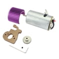 thumbnail image 2 of 1/12 Scale 124018 124019 Motor RC, Engranaje de Motor 27T, Montaje Del Motor, Disipa Del Motor, Llave Hexagonal Y Tornillo Púrpura CUTICAT disipador de calor del coche de control remoto, 2 of 6