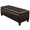 Brown, variant on Storage Ottoman Bench, Upholstered Ottoman, Bench with Safety Hinges and Extra Seating, Solid Wood Construction for Living Room, Dining Room, Entryway, Hallway, 50.25 Inch Wide, Brown