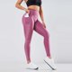 thumbnail image 2 of Pantalones de yoga de cintura alta con bolsillos para mujer: tejido grueso, entrenamiento/running, poliéster, tallas S-XXL, 2 of 7