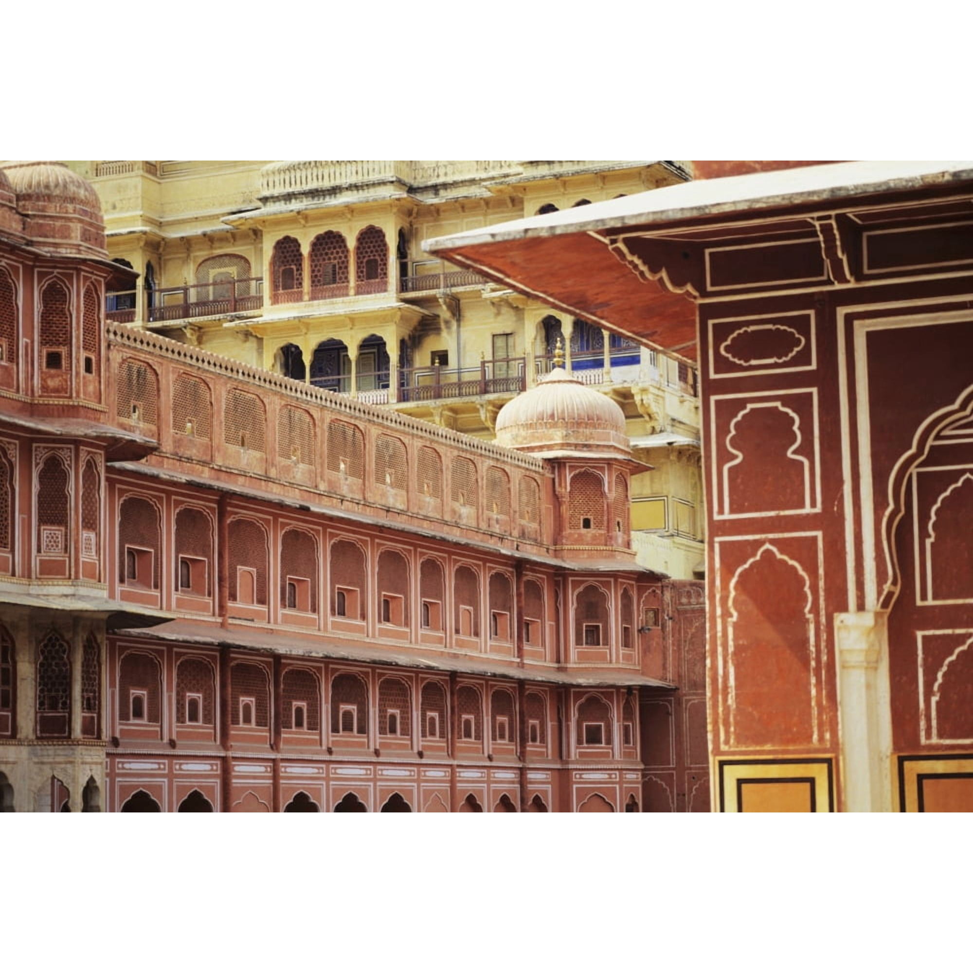 Unbranded India Jaipur City Palace Jaipur Canvas Art - Kyle Rothenborg Design Pics (34 x 22)