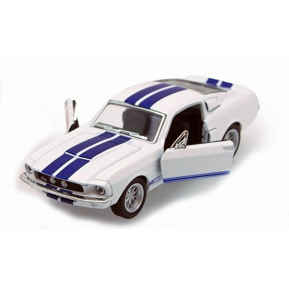 1967 Shelby GT500, White - Kinsmart 5372D - 1/38 scale Diecast Car (Brand New, but NOT IN BOX)
