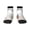 3 Black, variant on Little Chef Gnome Pattern Quarter Crew Socks,Toe Seamed Ankle Socks,Cotton Cushioned Breathable Athletic Crew Sports Socks