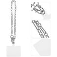 thumbnail image 4 of Wristlet for Phone,Bexikou Metal Phone Lanyard,Phone Wrist Strap Universal Phone Chain Strap for Women Shopping Traveling Party Silver, 4 of 8