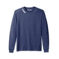 thumbnail image 2 of Daxton Premium Vermont Men Long Sleeves T Shirt Ultra Soft Medium Weight Cotton, Heather Navy Tee White Letters Small, 2 of 3