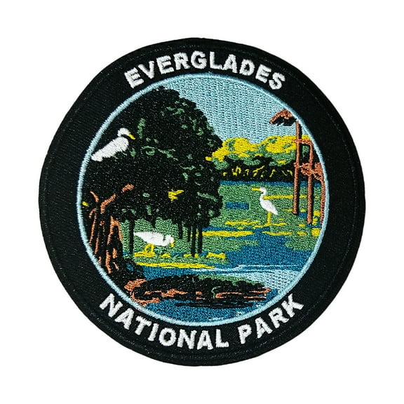 Everglades National Park Embroidered Patch Iron/Sew-On Applique Explore Souvenir