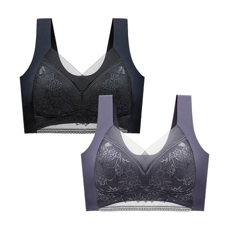 Huuilaibazoo Women s Seamless Sports Bra Push up Wireless Bra Comfort Breathable Underwear