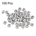 thumbnail image 3 of Unique Bargains Self -Clinching Nuts,#4-40x0.12-Inch Stainless Steel Rivet Nut Round Head Steel Metal Sheet Mounting Fastener 100pcs, 3 of 5