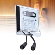 YAHHU Steam Engine Controller Panel Set Professional Efficient Steam Generator Controller Panel with Temperature Sensor 220V Plastic and Stainless Steel for Spa Shower and Bathroom