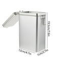 thumbnail image 3 of Tinplate Storage Tin Canister with Airtight Lids, Square Metal Canisters – Small Kitchen Storage Containers for Tea, Coffee, Candy, Sugar, Spices, 3 of 7