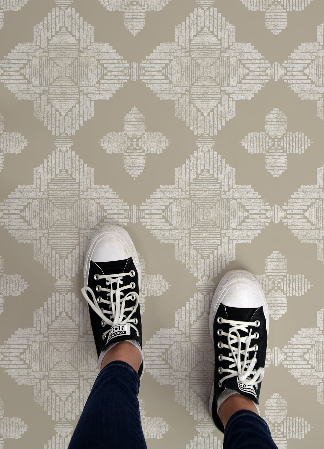 FloorPops 12-in by 12-in Sullivan Vinyl Peel & Stick Floor Tiles