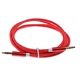 thumbnail image 2 of Cable de audio estéreo Sunnimix 3,5 mm rojo, 2 of 7