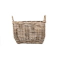 thumbnail image 3 of Kouboo Rectangular Storage Basket, Handwoven Rattan Basket with Handles, Organization & Home Décor for Storage, Large, Brown, 3 of 6