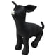 thumbnail image 2 of Maniquíes de perro de cuero sintético, maniquí de exhibición de ropa para mascotas, suministros para mascotas, modelos de perros Talla S Negro, 2 of 9