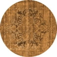 thumbnail image 1 of Ahgly Company Indoor Round Persian Orange Traditional Area Rugs, 5' Round, 1 of 1