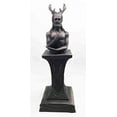 thumbnail image 2 of Wiccan Deity Horned God And Crescent Celestial Moon Goddess Herm Bust Sculpture, 2 of 3