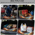 thumbnail image 3 of Xixirimido Bull Cosmic Galaxy Print SUV Cargo Liner Car Trunk Mat Universal Trim-to-Fit All Weather Cargo Mats for Most Car Model Trunk Liner Floor Mat Cargo Cover, 3 of 7