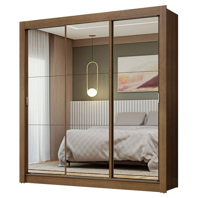 Ropero Closet Madesa 3 Puertas 3 Espejos MM