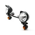 thumbnail image 4 of Krator Black Motorcycle Driving Passing Spotlight Light Bar & Turn Signals Cruiser, 4 of 7