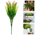 thumbnail image 4 of A Bunch of Artificial Flowers * 15 Clearance! Artificial Outdoor Flowers Lavender Greenery Plants With Flowers for Pot Decor for Window Garden Patio Hanging Planter Front Porch, 4 of 5