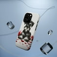 thumbnail image 5 of DistinctInk Tough Case for Apple iPhone 14 Pro MAX (6.7" Screen), Compatible with MagSafe Charging - Valentine's Day Miniature Schnauzer Puppy, 5 of 6