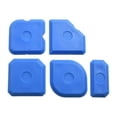 thumbnail image 1 of Kit de herramientas de 5 piezas para raspar el coche, llana alisadora para rejuntado, removedor de lechada, masilla de silicona para juntas, espátula alisadora para limpieza de selladores., 1 of 5