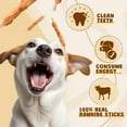 thumbnail image 3 of ASMPET Chicken Wrapped Rawhide Dog Treats, Long Lasting for Strong Chewers, Dental Care Bones, 10.6oz, 3 of 9
