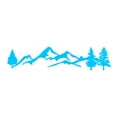 thumbnail image 2 of Walbest 39.4" x 7.9" Car SUV RV Camper Vehicle Reflective Tree Mountain Decals Blue Sticker Decor Universal, 2 of 7