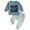 Z33-Blue, variant on Toddler Kids Baby Boy Fall Outfits Long Sleeve Tops Pants Winter Clothes Sets Toddler Baby Boy Fall Winter Clothes Letter Graphic Long Sleeve Sweatshirt Pullover Tops + Joggers Pants Outfit