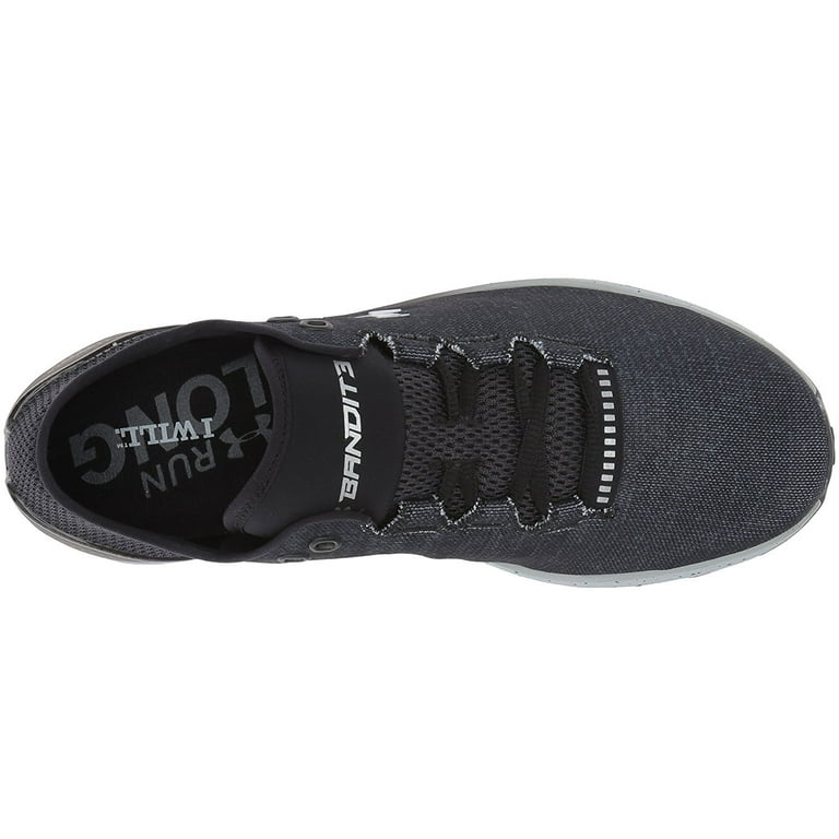 Under Armour Men s UA Charged Bandit 3 Running Shoe Black Steel
