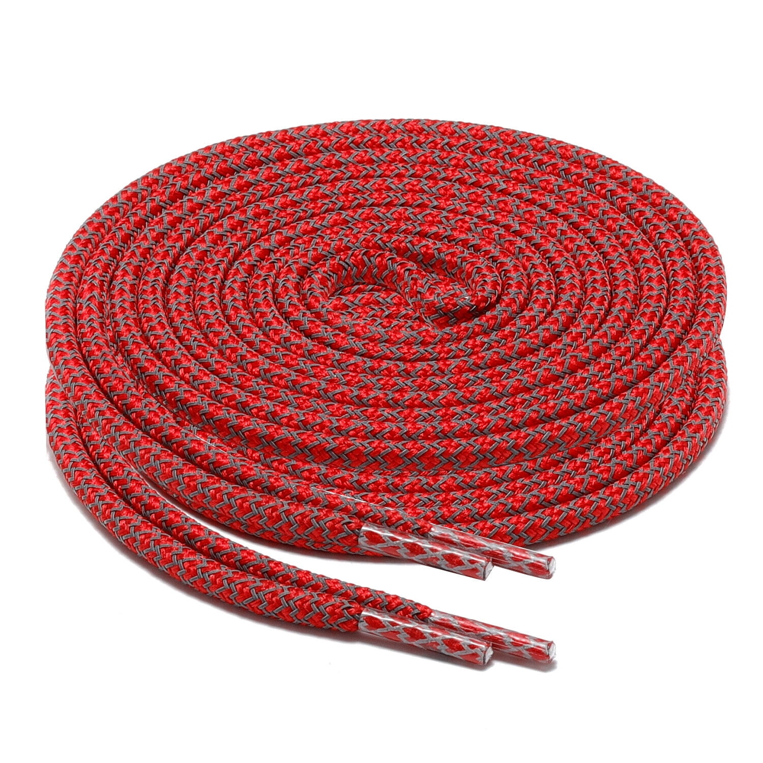 2 Pair Round Reflective Shoe laces Replacement Rope for Sneakers