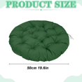 thumbnail image 3 of 19.6 Inch Water Resistant Papasan Cushion, 1 Pc Rocker Chair Pads, Hammock Seating Cushion for Hanging Egg Chair Folding Garden Sofa Patio Garden Swing Chair, Dark Gray, 3 of 9