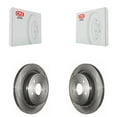 thumbnail image 1 of CMX Rear Disc Brake Rotors Pair for Car Ram 1500 Classic Dodge Durango Chrysler Aspen K8-100687, 1 of 8