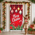 thumbnail image 3 of Decorative Design Merry Christmas Banner Festive Theme Hanging Ornaments Holiday Decoration for Indoor Celebration Party Event, 3 of 9