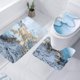 thumbnail image 2 of Juego de 3 alfombrillas de baño antideslizantes, lavables, de mármol, transpirables y suaves. C, 2 of 8