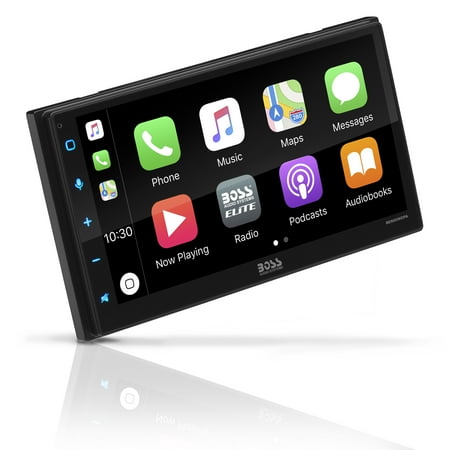 BOSS Audio - 6.75" Wireless Android Auto and Apple CarPlay Multimedia Receiver - Black