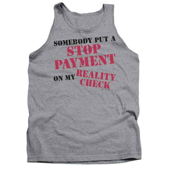 - Stop Payment - Tank Top - Large