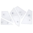 thumbnail image 4 of Acrylic Rulers,5pcs Quilting Rulers DIY Acrylic Templates Quilting Rulers Best in Class, 4 of 9