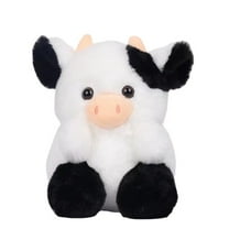 Kawaii Cow Plush Toy - 10" Ultra-Soft Stuffed Animal, Cute Plushies for Kids