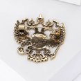 thumbnail image 6 of Jiibva Vintage Double-Headed Eagle Brooch Enamel Pin for Women Men Lapel Scarf Hat Bag Badge, 6 of 7