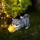 thumbnail image 5 of Estatua de Gato para Jardín con Energía Solar | Escultura de Resina para Exteriores con Mariposa Luminosa | Decoración para Césped Resistente a La Intemperie | Regalo Decorativo para Patio, Fiestas E, 5 of 5