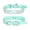 Light Blue, variant on Mumup Dog Collar for Female Dogs, Diamond Puppy Collar with Bow, Rhinestone Crystal Jeweled Bling Cat Collar for Xs Small Medium Breed Pet Kitten