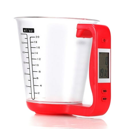 

Kitchen Measuring Cup Scale LCD Digital Display for Baking Tea Weighting Coffee New