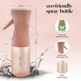 thumbnail image 2 of Kitsch Continuous Spray Bottle for Hair – Fine Mist Water Mister & Water Spray Bottle – Recycled Hair Spray Bottle – Spray Bottles for Cleaning, Styling, Plants & More – Terracotta, 150ml, 2 of 8