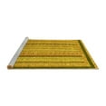 thumbnail image 2 of Ahgly Company Machine Washable Indoor Square Oriental Yellow Modern Area Rugs, 5' Square, 2 of 4