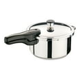 thumbnail image 1 of Open Box Presto 4 qt Stainless Steel Pressure Cooker, Tri Clad Base, Silver, 1 of 10